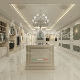 traditional luxury walk-in closet