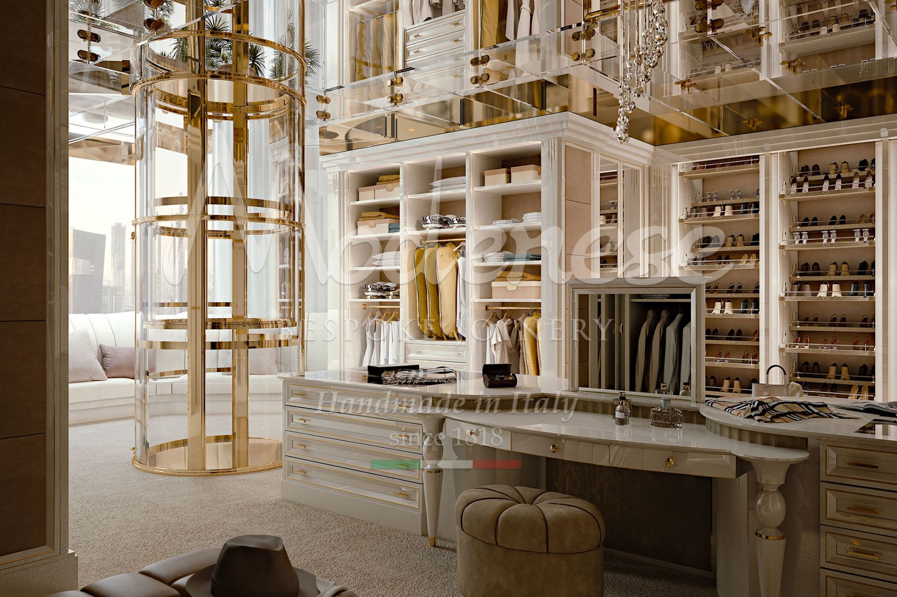 glamorous-modern-closet-boasting-fine-marble-accents-for-the-wealthy-elite