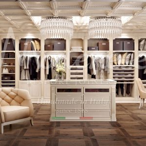high-end-provencal-cote-d-azul-walk-in-closet-with-wooden -floor
